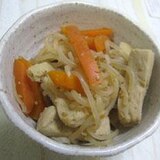 しらたきと高野豆腐の煮物